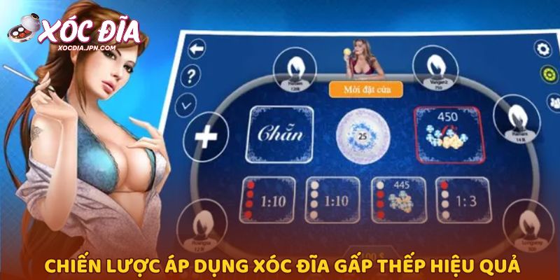 Xocdia chia sẻ chiến lược áp dụng xóc đĩa gấp thếp hiệu quả